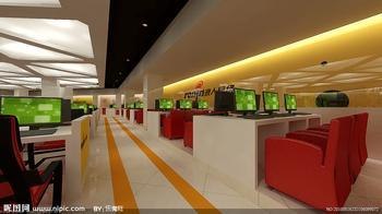 胶州网吧装修装饰 胶州网吧装修哪家好--推荐赫文装饰