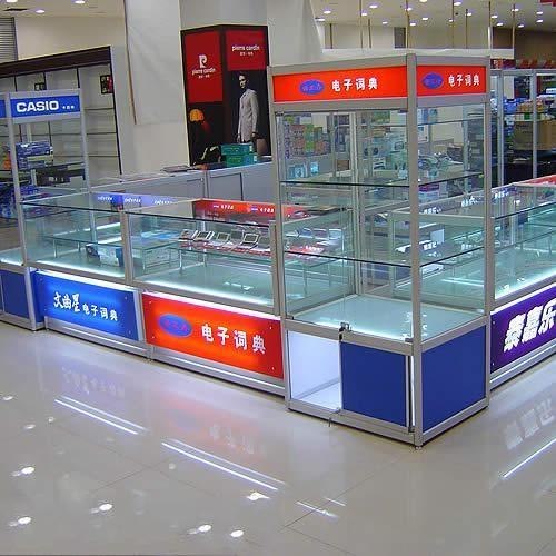 款式多样、技术专业的钛合金精品展柜首选甘肃兰州三阳货架