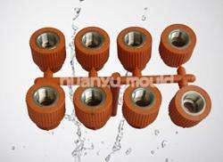高质量三通带镶件管件模具 PPR三通管件模具 黄岩管件模具