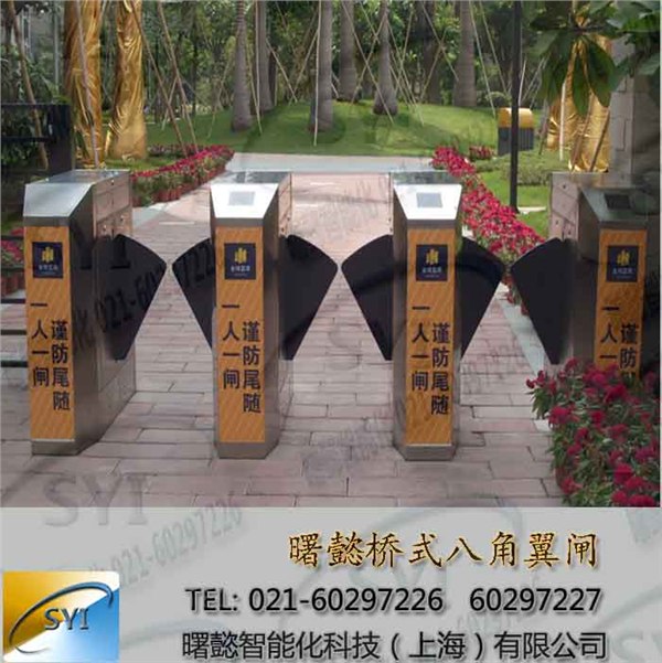 供应高档翼闸会所刷卡翼闸 翼闸门禁控制系统