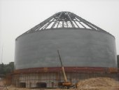 山东元丰建设有限公司最新大型钢板库技术|多点卸料，多廊道输送