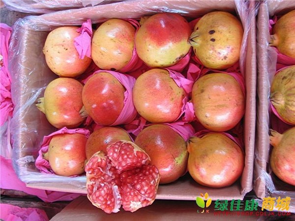 成都石榴批发 成都石榴销售 农产品包装加工 绿佳康