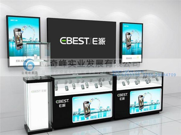 厂家供应批量定制高端手机展示柜——奇峰展柜