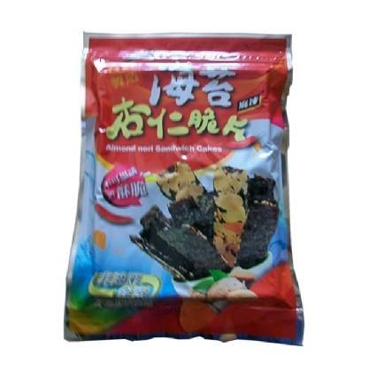 四平超好吃海苔杏仁片 年货礼品 进口食品批发 闽台特色伴手礼