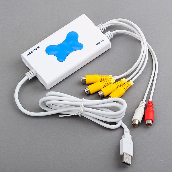 供应USB DVR/USB四路视频采集盒/USB四路视频监控