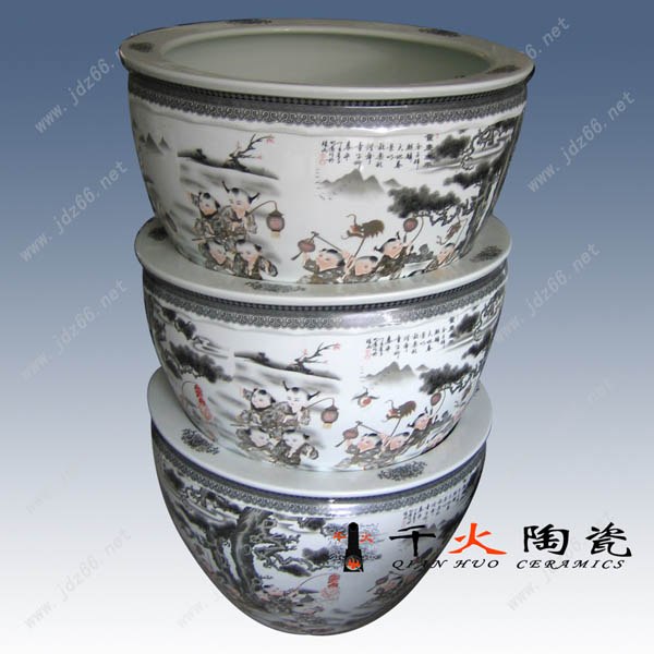 陶瓷鱼缸，陶瓷大缸价格，景德镇缸厂家