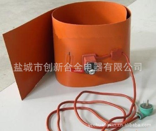供应可控温硅橡胶加热圈油桶加热圈