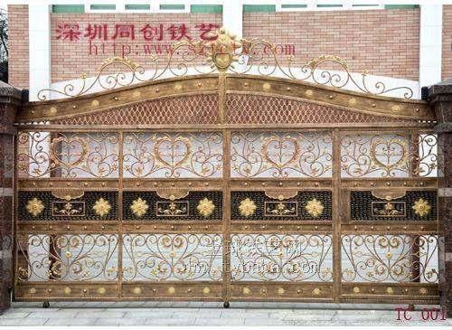铁艺大门 高档铁艺大门 铁艺大门厂家提供铁艺大门花样