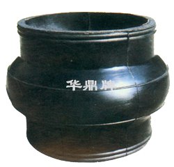 供应卡箍式可曲挠橡胶接头* 重庆橡胶软接头*华鼎耐高温橡胶接头 