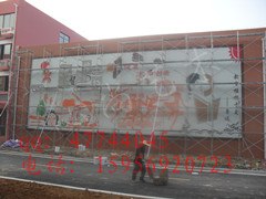 无锡数码彩砂墙画 彩砂模版