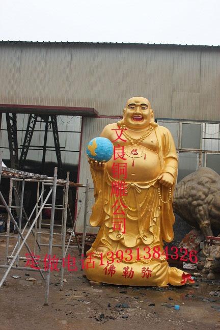 铜雕弥勒佛价格-贴金弥勒佛-专业铜佛像基地