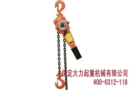 供应手扳葫芦齿轮咬合能力强