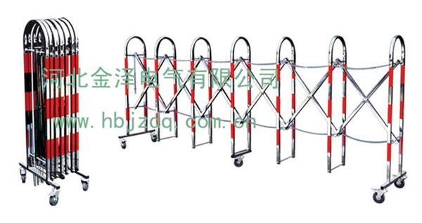 供应警示带伸缩围栏，泽力，高1.1×2.6m不锈钢伸缩围栏-浙江民营企业网