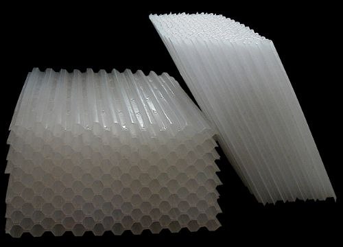 蜂窝斜(直)管填料/沉淀池蜂窝斜管填料/斜管蜂窝填料寿命
