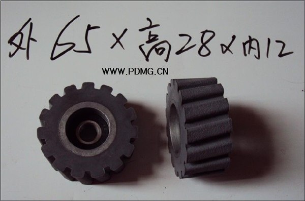 供应封边机压轮(带齿斜纹)65×￠12×28 