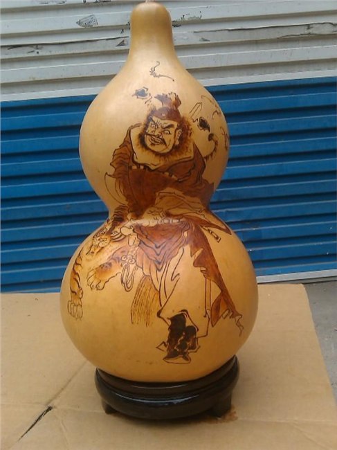 烙画葫芦家居装饰品手捻葫芦葫芦灯天然葫芦灯手捻
