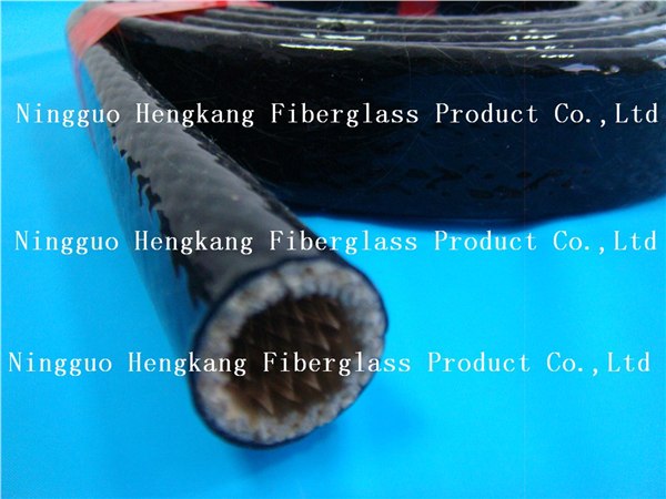 供应电缆专用有机硅胶玻纤耐高温套管