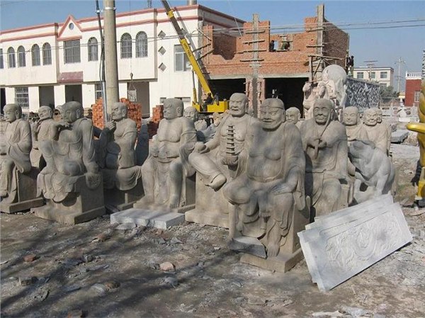 供应国务院津贴工艺师手工石雕佛像