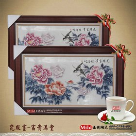 供应厂家直销瓷板画定制