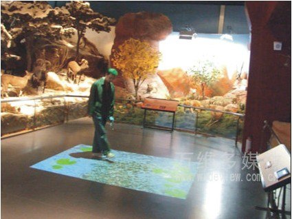 供应 西安地面互动投影、桌面互动、台面互动投影游戏