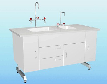 供应上海麦诚实验室全钢水斗台钢木水斗台全木水斗台不锈钢水斗台