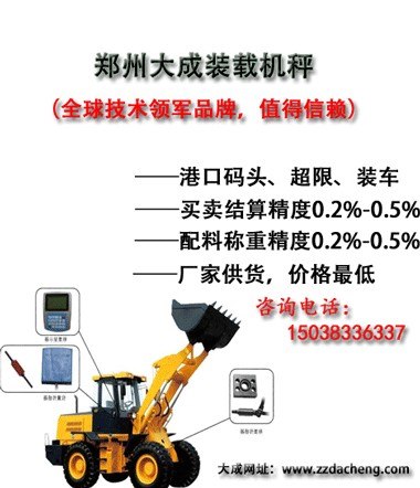 国际精准装载机电子秤-大成DC3000高精准装载机秤