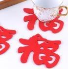 河北广胜毛毡生产的毛毡杯垫  价格低廉