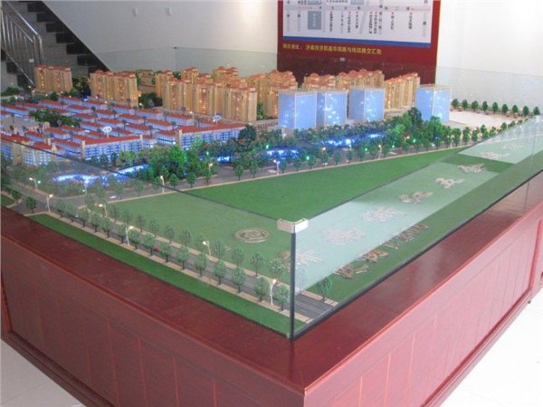 淄博建筑沙盘模型，临淄建筑景观设计模型，高青建筑景观设计模型