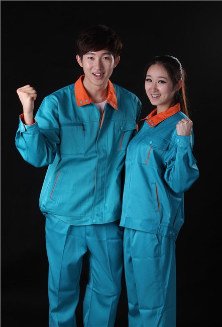 现货厚斜纹普通工装厂服工程服劳保服工作服员工制服批发