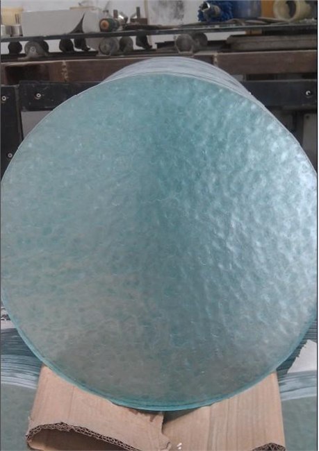供应优质5mm圆形水纹钢化玻璃，5mm圆形水纹玻璃价格、厂家