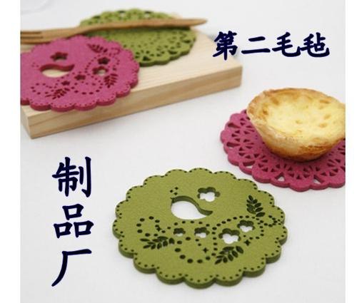 批发毛毡杯垫|餐桌毛毡杯垫|出口毛毡杯垫|到第二毛毡制品厂