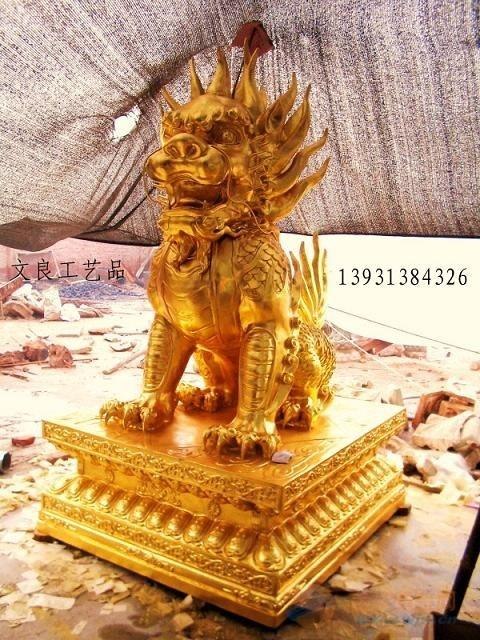 【神兽】铜雕独角兽 铜雕独角兽如何摆放？———文良铜雕
