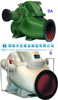 供应长沙知名品牌天宏8SA10型单级双吸离心泵
