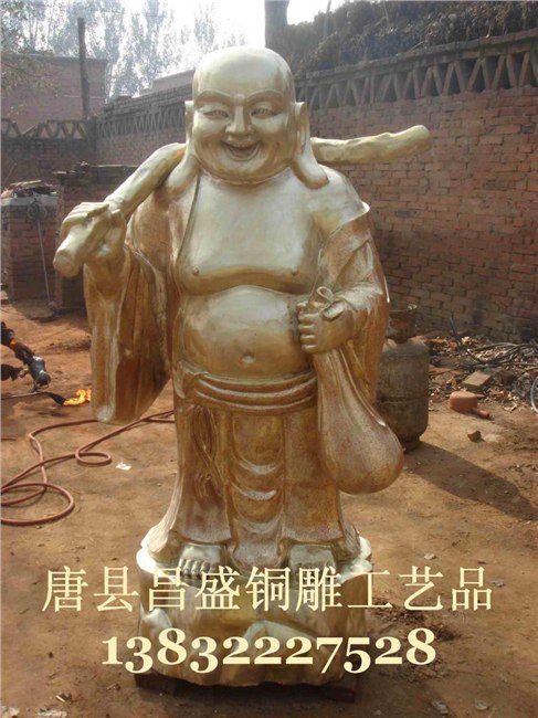 铜雕弥勒佛(铜雕大肚弥勒佛---精美制作，滴水观音尽在昌盛