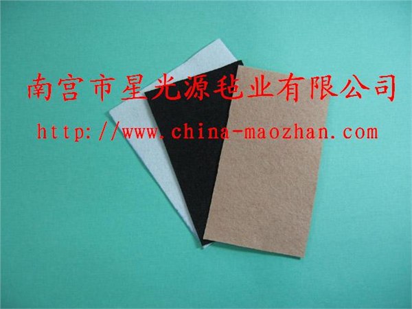 厂家提供针刺毛毡 涤纶化纤毡 南宫纤维毡厂家选星光源