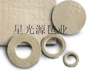 供应羊毛垫圈 机械密封件 电机毛毡配件型号找星光源毡业