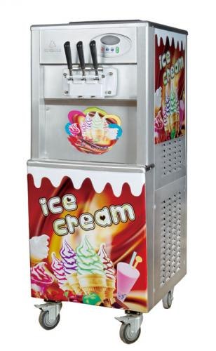 供应 炫彩冰激凌机，商用冰淇淋机，冰淇淋设备供应