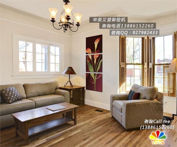 喷绘机-室内墙壁设计-喷墨打印机-中国建筑彩绘-武汉华美艾普