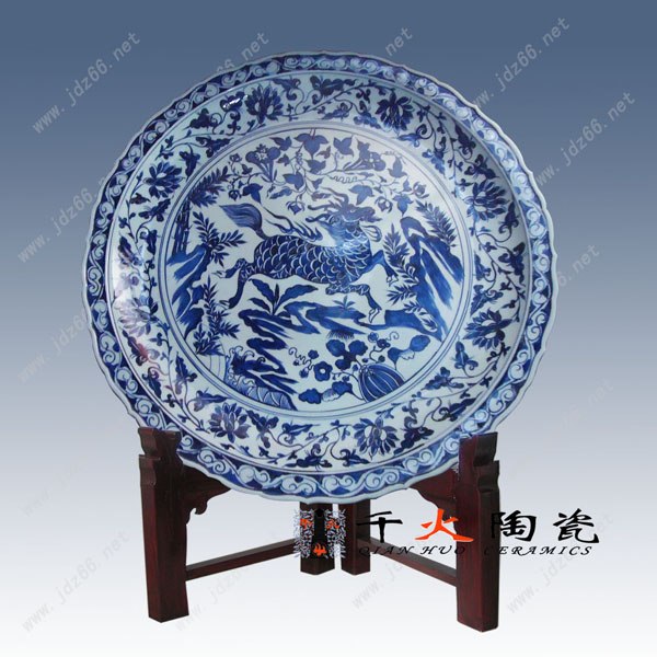供应陶瓷大盘陶瓷摆设品批发