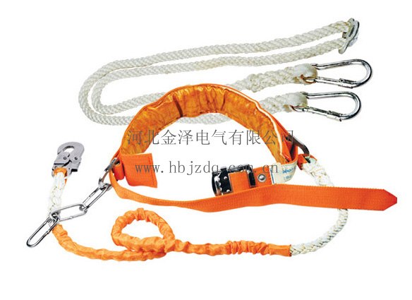 供应围杆式双保险安全带电工安全带矿工安全带