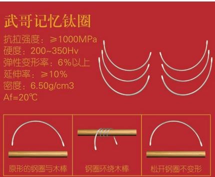周店庆记忆钢圈特价/武哥记忆钛圈