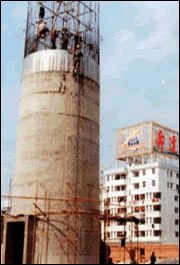 宜春《30-60米砖烟囱新建》公司/金盛高空