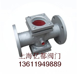 不锈钢方中头管道直通视镜