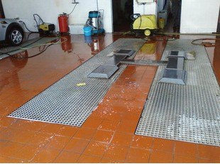 供应浙江嘉兴、海宁、富阳、绍兴洗车房格栅、汽车美容店4S店玻璃钢格栅板