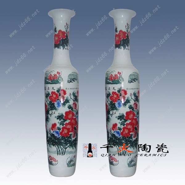 落地大花瓶，乔迁大花瓶，大堂摆设花瓶