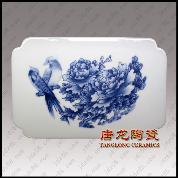 供应手绘瓷板画，景德镇瓷板画厂家