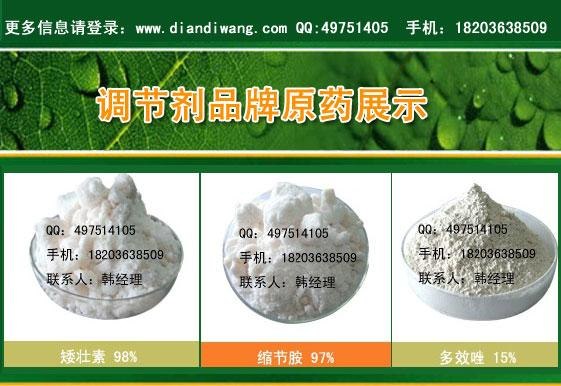 多效唑、缩节胺、矮壮素的药害症状