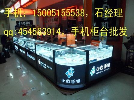 常州烤漆展示柜制作厂家 钢制喷塑手机柜台组装、常州哪家柜台