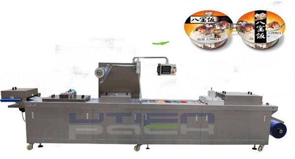 供应八宝饭全自动热成型气调包装机DZL-420Y