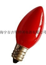 供应彩色C7烛形灯泡